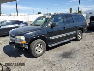 2002 Chevrolet Suburban LT with VIN 3GNEC16T42G174731, listed as a Copart auction lot 75906134 with 0 mi miles and Salvage Title. Bid and sale history available at carsss.com. Image 1.