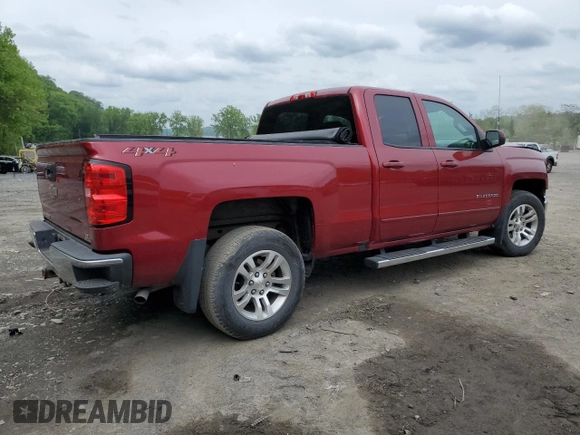 2018 Chevrolet Silverado 1500 LT with VIN 1GCVKRECXJZ255744, listed as a Copart auction lot 55957495 with 75,753 mi miles and Salvage Title. Bid and sale history available at DreamBid. Image 3.