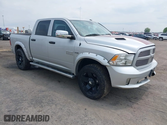 2014 Ram 1500 Express with VIN 3C6RR6KT9EG219721, listed as a IAAI auction lot 42385648 with 168,233 mi miles and . Bid and sale history available at DreamBid. Image 1.