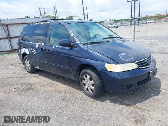 2003 Honda Odyssey EX-L z VIN 5FNRL18923B101344, wystawiony jako IAAI lot #42379995 z przebiegiem 222 877 mil mil oraz . Historia ofert i sprzedaży dostępna na DreamBid. Obrazek 1.