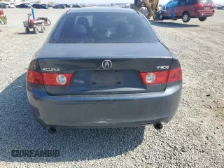 2004 Acura TSX with VIN JH4CL968X4C046153, listed as a Copart auction lot 60758575 with 160,050 mi miles and Salvage title. Bid and sale history available at DreamBid. Image 6.