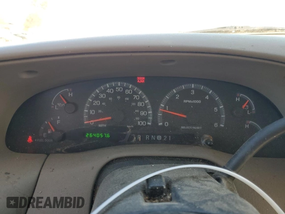 2000 Ford F-150 XL with VIN 1FTRF18W0YNB59622, listed as a Copart auction lot 50178485 with 264,057 mi miles and Salvage title. Bid and sale history available at DreamBid. Image 9.