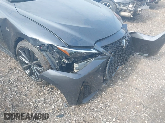 2024 Lexus IS 350 F Sport with VIN JTHBZ1E21R5036891, listed as a IAAI auction lot 42515614 with 6,904 mi miles and . Bid and sale history available at DreamBid. Image 17.