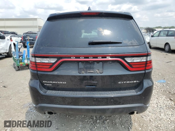 2014 Dodge Durango Citadel with VIN 1C4RDJEG5EC331766, listed as a Copart auction lot 64064154 with 92,018 mi miles and Salvage title. Bid and sale history available at DreamBid. Image 6.