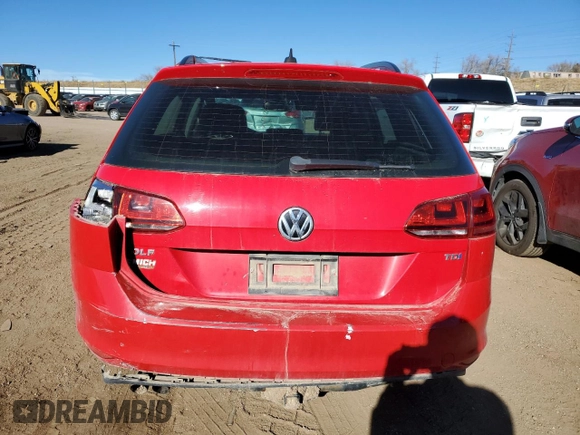 2015 Volkswagen Golf SportWagen TDI SE with VIN 3VWCA7AU4FM504445, listed as a Copart auction lot 77600493 with 108,620 mi miles. Bid and sale history available at carsss.com. Image 6.