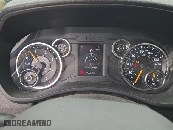 2019 Ram 2500 Tradesman with VIN 3C6UR5CL1KG598101, listed as a IAAI auction lot 42667301 with 90,262 mi miles and . Bid and sale history available at DreamBid. Image 35.