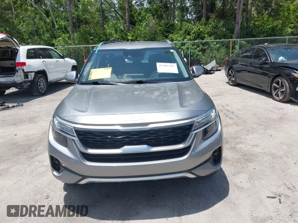 2023 Kia Seltos S with VIN KNDEU2AA8P7369820, listed as a IAAI auction lot 42505783 with 46,106 mi miles and . Bid and sale history available at DreamBid. Image 12.