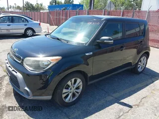 2014 Kia Soul + with VIN KNDJP3A57E7084084, listed as a IAAI auction lot 42013110 with 94,711 mi miles and . Bid and sale history available at DreamBid. Image 2.
