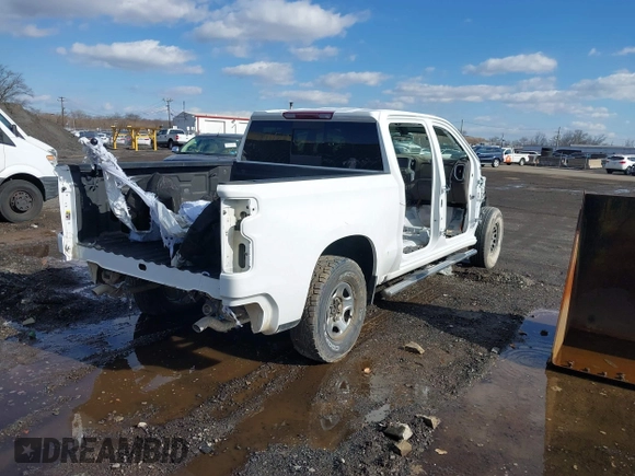 2021 Chevrolet Silverado 1500 RST with VIN 3GCUYEETXMG313438, listed as a IAAI auction lot 41536625 with 1 mi miles. Bid and sale history available at carsss.com. Image 4.