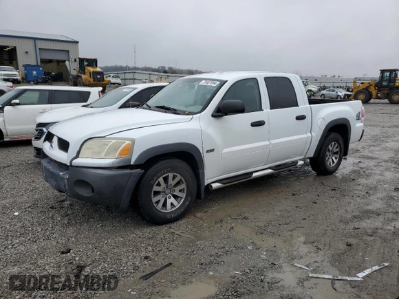 2006 Mitsubishi Raider z VIN 1Z7HT38K16S538273, wystawiony jako Copart lot #79407094 z przebiegiem 67 758 mil mil oraz Szkoda całkowita • Salvage title. Historia ofert i sprzedaży dostępna na DreamBid. Obrazek 1.