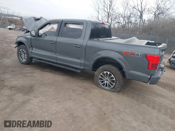 2020 Ford F-150 XL with VIN 1FTEW1E41LFC28063, listed as a IAAI auction lot 41678477 with 1 mi miles. Bid and sale history available at carsss.com. Image 3.
