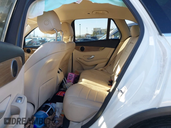 2018 Mercedes-Benz GLC with VIN WDC0G4JB3JV057181, listed as a IAAI auction lot 41830402 with 74,534 mi miles. Bid and sale history available at carsss.com. Image 8.