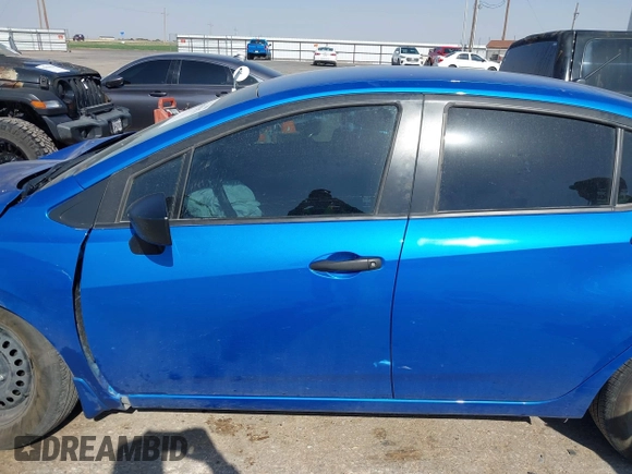 2024 Nissan Versa S with VIN 3N1CN8DV4RL846511, listed as a IAAI auction lot 42055876 with 21,684 mi miles. Bid and sale history available at carsss.com. Image 15.
