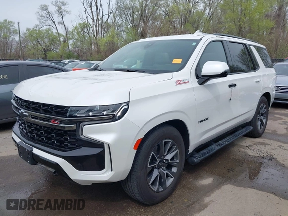 2021 Chevrolet Tahoe Z71 with VIN 1GNSKPKD6MR160422, listed as a IAAI auction lot 41920107 with 37,399 mi miles and . Bid and sale history available at DreamBid. Image 18.