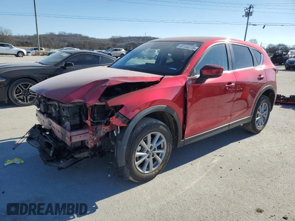 2023 Mazda CX-5 S Select with VIN JM3KFBBM5P0262424, listed as a Copart auction lot 88150275 with 18,910 mi miles and Salvage Title. Bid and sale history available at DreamBid. Image 1.