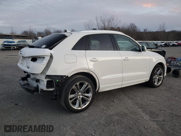 2017 Audi Q3 Prestige with VIN WA1GCCFS1HR017228, listed as a Copart auction lot 41571055 with 63,301 mi miles and Salvage Title. Bid and sale history available at carsss.com. Image 3.