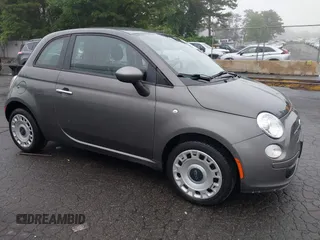 2013 FIAT 500 Pop with VIN 3C3CFFAR8DT664796, listed as a IAAI auction lot 42483443 with 89,636 mi miles and . Bid and sale history available at DreamBid. Image 1.