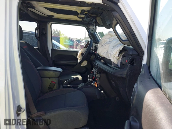 2024 Jeep Wrangler Rubicon with VIN 1C4PJXFG6RW291185, listed as a IAAI auction lot 41773050 with 12,400 mi miles and . Bid and sale history available at DreamBid. Image 5.