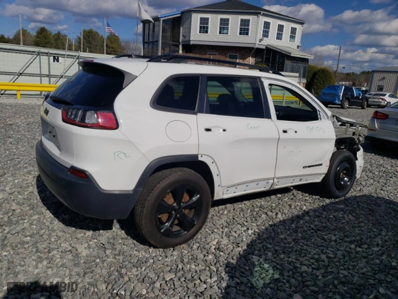 2020 Jeep Cherokee Latitude Plus with VIN 1C4PJMLB1LD647505, listed as a Copart auction lot 49984265 with 83,402 mi miles and Salvage Title. Bid and sale history available at carsss.com. Image 3.