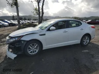 2012 Kia Optima LX with VIN 5XXGM4A73CG027394, listed as a Copart auction lot 47457375 with 172,429 mi miles and Salvage Title. Bid and sale history available at carsss.com. Image 1.