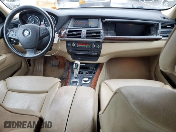 2008 BMW X5 3.0si with VIN 5UXFE43598L003787, listed as a Copart auction lot 49266355 with 164,105 mi miles and Salvage Title. Bid and sale history available at carsss.com. Image 8.