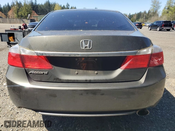 2014 Honda Accord LX with VIN 1HGCR2F36EA092301, listed as a Copart auction lot 53475645 with 134,890 mi miles and Salvage Title. Bid and sale history available at carsss.com. Image 6.
