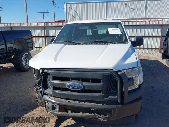 2017 Ford F-150 XL with VIN 1FTEX1C87HKD53036, listed as a IAAI auction lot 41815952 with 153,813 mi miles. Bid and sale history available at carsss.com. Image 12.