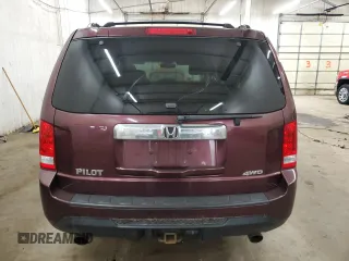 2012 Honda Pilot EX-L with VIN 5FNYF4H67CB045802, listed as a Copart auction lot 54498565 with 260,977 mi miles and Clean Title. Bid and sale history available at carsss.com. Image 6.
