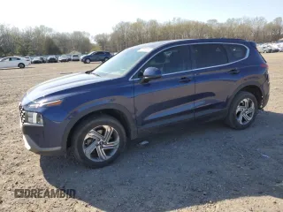 2022 Hyundai Santa Fe SE z VIN 5NMS1DAJXNH379827, wystawiony jako Copart lot #49854465 z przebiegiem 74 317 mil mil oraz Czysty tytuł • Clean title. Historia ofert i sprzedaży dostępna na DreamBid. Obrazek 1.