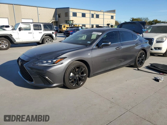 2023 Lexus ES with VIN 58AJZ1B11PU139910, listed as a Copart auction lot 81352824 with 7,192 mi miles and Salvage Title. Bid and sale history available at carsss.com. Image 1.