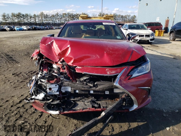 2024 Lexus ES with VIN 58ADZ1B14RU164168, listed as a Copart auction lot 42786265 with 8,627 mi miles and Salvage Title. Bid and sale history available at carsss.com. Image 5.