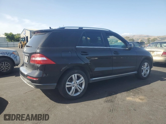2013 Mercedes-Benz M 350 with VIN 4JGDA5JB1DA144440, listed as a Copart auction lot 57499665 with 114,274 mi miles and Salvage title. Bid and sale history available at DreamBid. Image 3.