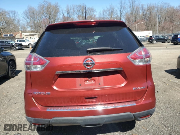 2016 Nissan Rogue SL with VIN 5N1AT2MV3GC890348, listed as a Copart auction lot 50826125 with 53,867 mi miles and Salvage Title. Bid and sale history available at DreamBid. Image 6.