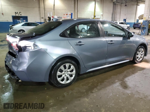 2021 Toyota Corolla LE with VIN 5YFEPMAE4MP187080, listed as a Copart auction lot 44524275 with 86,445 mi miles and Non Repairable. Bid and sale history available at DreamBid. Image 3.