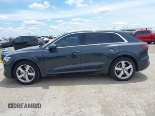 2019 Audi e-tron Premium Plus with VIN WA1LABGE6KB012565, listed as a IAAI auction lot 42220663 with 48,804 mi miles and . Bid and sale history available at DreamBid. Image 14.