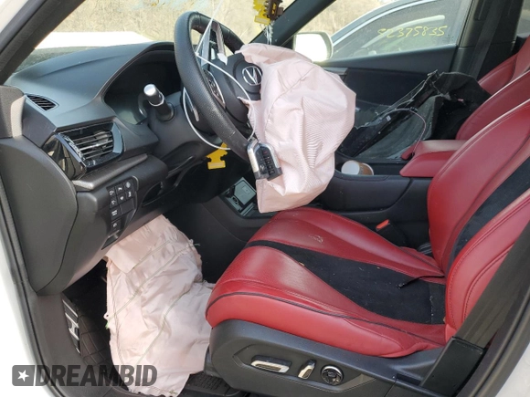 2023 Acura RDX Advance with VIN 5J8TC2H83PL004550, listed as a Copart auction lot 83023154 with Not provided miles and Salvage title. Bid and sale history available at DreamBid. Image 7.
