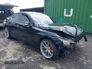 2015 Infiniti Q50 Sport with VIN JN1BV7AP2FM337093, listed as a IAAI auction lot 42345981 with 80,973 mi miles and . Bid and sale history available at DreamBid. Image 1.
