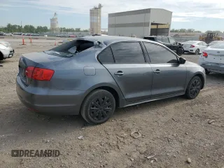 2012 Volkswagen Jetta S with VIN 3VW2K7AJ3CM407019, listed as a Copart auction lot 55073655 with 123,290 mi miles and Salvage title. Bid and sale history available at DreamBid. Image 3.