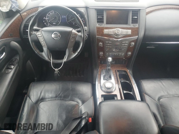 2018 Nissan Armada SL with VIN JN8AY2NC5J9550033, listed as a Copart auction lot 82569174 with 187,516 mi miles and Salvage Title. Bid and sale history available at carsss.com. Image 8.