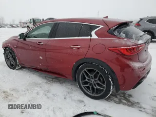2017 Infiniti QX30 Premium with VIN SJKCH5CP9HA021587, listed as a Copart auction lot 45112045 with 127,276 mi miles and Salvage Title. Bid and sale history available at DreamBid. Image 2.