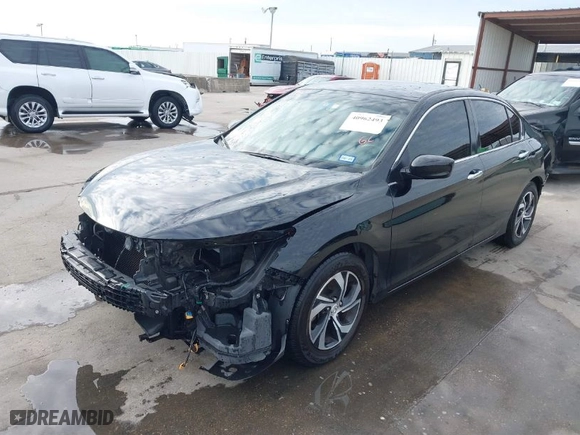 2017 Honda Accord Sedan LX with VIN 1HGCR2F30HA252922, listed as a IAAI auction lot 40962493 with 86,997 mi miles. Bid and sale history available at carsss.com. Image 2.