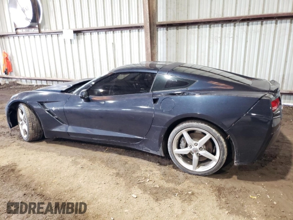 2015 Chevrolet Corvette 2LT with VIN 1G1YD2D74F5113612, listed as a Copart auction lot 64513244 with 169,205 mi miles and Salvage Title. Bid and sale history available at carsss.com. Image 2.