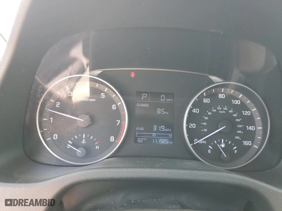2017 Hyundai Elantra SE with VIN KMHD74LF9HU108458, listed as a Copart auction lot 52953525 with 111,985 mi miles and Salvage Title. Bid and sale history available at carsss.com. Image 9.