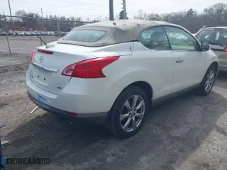 2014 Nissan Murano CrossCabriolet with VIN JN8AZ1FY2EW301925, listed as a IAAI auction lot 41826626 with 80,809 mi miles. Bid and sale history available at carsss.com. Image 4.