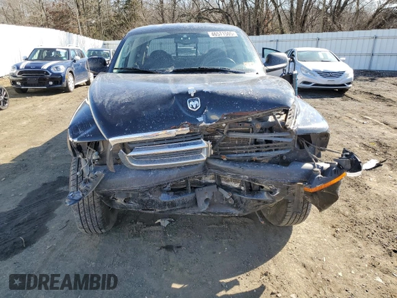 2004 Dodge Dakota Sport with VIN 1D7HG38K74S580630, listed as a Copart auction lot 46571505 with 0 mi miles and Salvage Title. Bid and sale history available at carsss.com. Image 5.