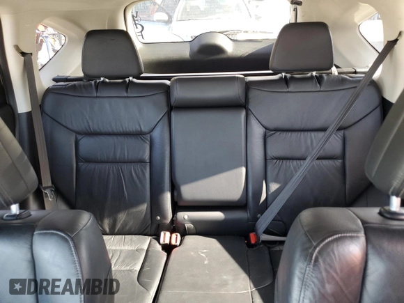 2012 Honda CR-V EX-L with VIN 2HKRM4H7XCH615277, listed as a Copart auction lot 57684505 with 106,741 mi miles and Salvage title. Bid and sale history available at DreamBid. Image 10.
