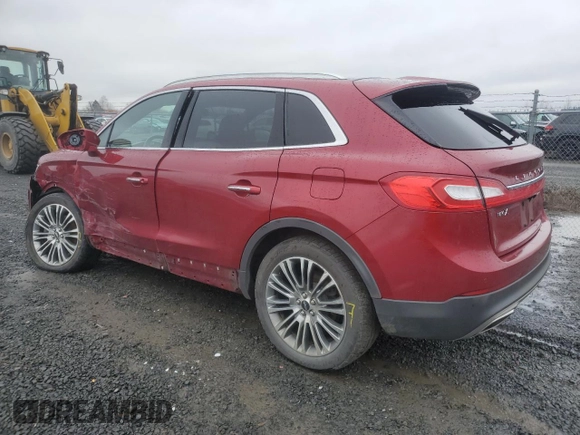 2016 Lincoln MKX Reserve with VIN 2LMTJ8LR3GBL27908, listed as a Copart auction lot 43837685 with 141,181 mi miles and Salvage Title. Bid and sale history available at carsss.com. Image 2.