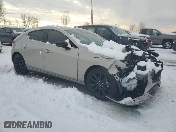 2024 Mazda 3 Premium Plus with VIN JM1BPBNY7R1652507, listed as a Copart auction lot 88112005 with 16,587 mi miles and Salvage title. Bid and sale history available at DreamBid. Image 4.