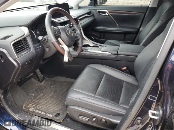 2022 Lexus RX with VIN 2T2HZMAAXNC256730, listed as a Copart auction lot 44689865 with 31,877 mi miles and Salvage Title. Bid and sale history available at carsss.com. Image 7.