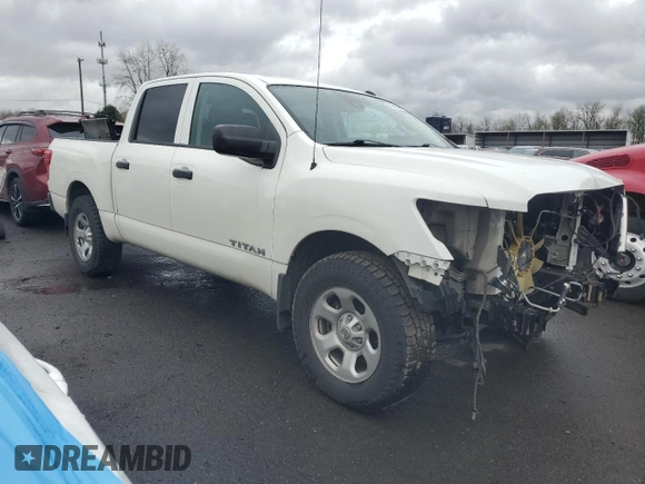 2021 Nissan Titan S with VIN 1N6AA1EC9MN529818, listed as a Copart auction lot 47041365 with 70,273 mi miles and Salvage title. Bid and sale history available at DreamBid. Image 4.